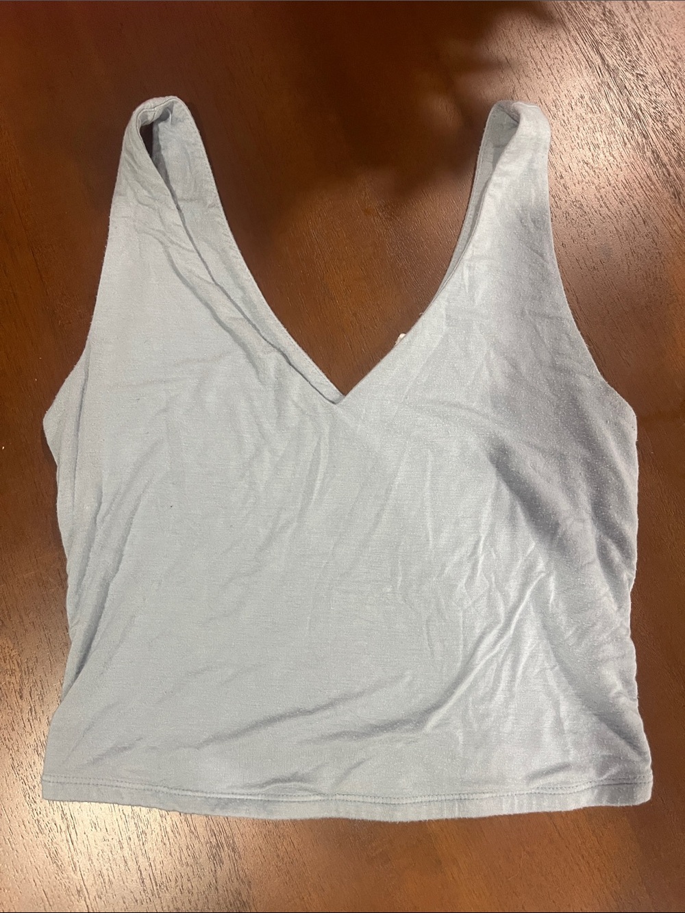 Everyday V-Neck Tank Top - Light Blue